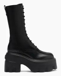 Casadei Maxxxi Leather - Donna Stivaletti Black Black