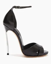 Casadei Blade Criss Cross Sandals - Donna Sandali Black Black