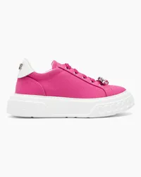 Casadei Off Road Queen Bee Sneakers - Donna Sneakers Fuchsia And White Fuchsia