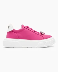 Casadei Off Road Queen Bee Sneakers - Donna Sneakers Fuchsia And White Fuchsia