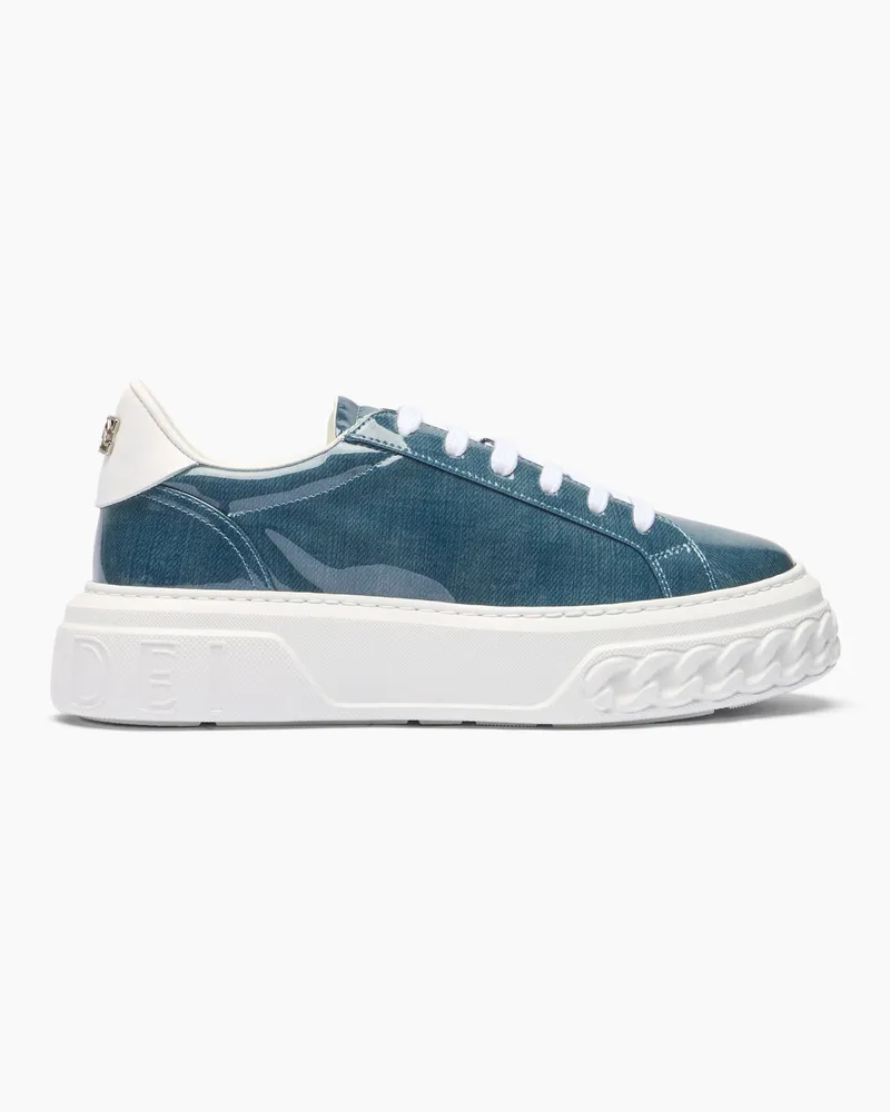 Casadei Off Road Denim Lac Sneakers - Donna Sneakers Denim Denim