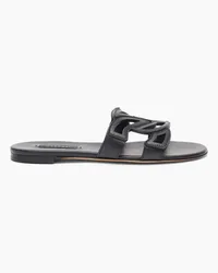 Casadei Miramar Slides - Donna Flats e Mocassini Black Black