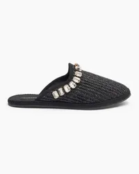 Casadei Capalbio Crystal Flats - Donna Flats e Mocassini Black Black