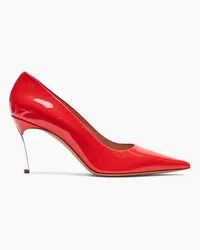 Casadei Superblade Patent Leather Pumps - Donna Décolleté E Slingback Coralflame Coralflame