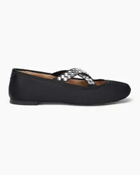 Casadei Avenue Ballet Satin Ballerinas - Donna Flats e Mocassini Black Black