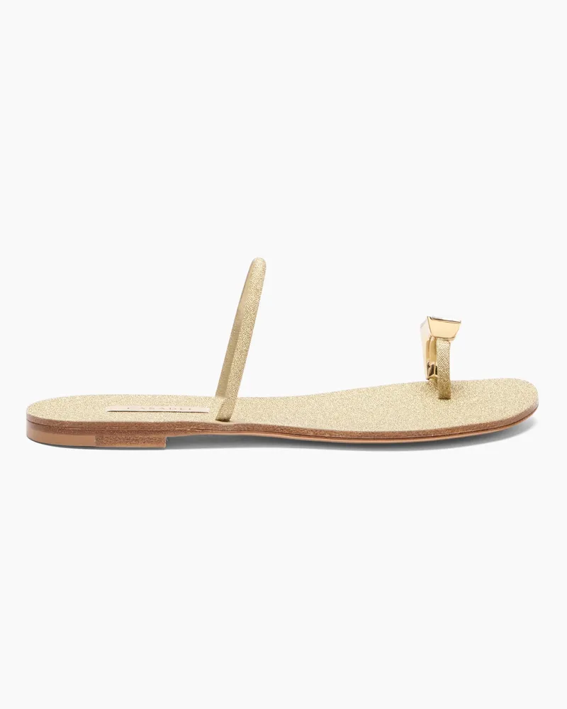 Casadei Soraya Solar Eclipse Flat Sandals - Donna Flats e Mocassini Goldust Goldust