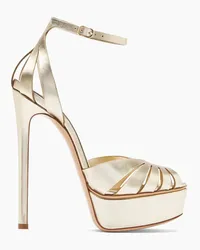 Casadei Flora Sandali Flash - Donna Plateau Gold Gold