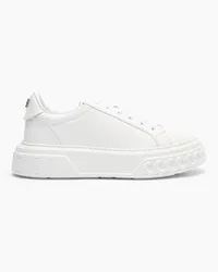 Casadei Off Road Leather Sneakers - Donna Sneakers White White