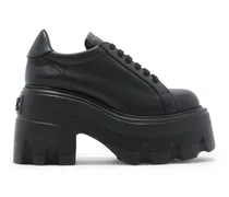 Maxxxi Leather Sneakers - Donna Suola Xxl Black