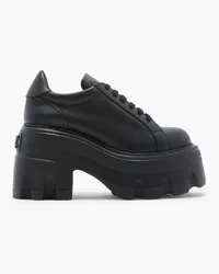 Casadei Maxxxi Leather Sneakers - Donna Sneakers Black Black