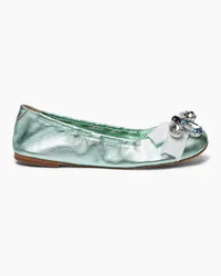 Casadei Queen Bee Ballet Ballerinas - Donna Flats e Mocassini Green Light Green