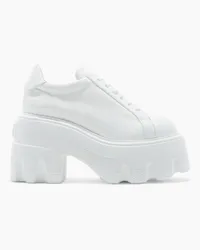 Casadei Maxxxi Leather Sneakers - Donna Sneakers White White