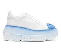 Nexus Toe Cap Sneakers - Donna Suola Xxl White And Bohemian Blue