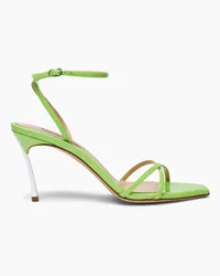 Casadei Superblade Patent Leather Sandals - Donna Sandali Spirulina Spirulina