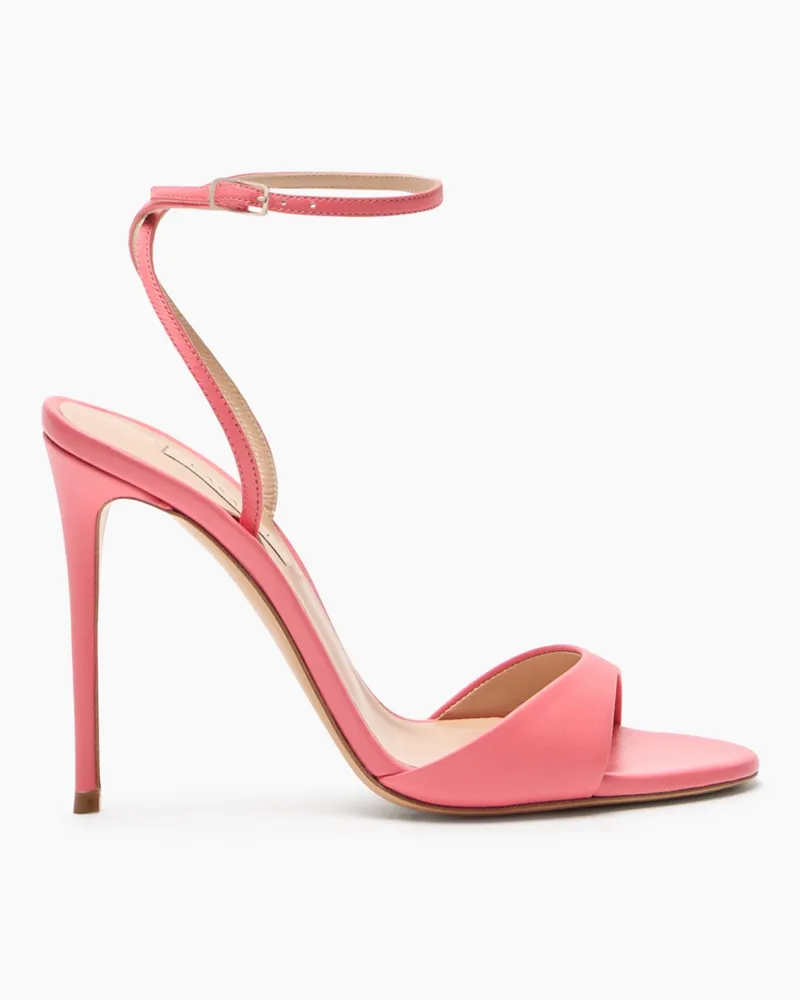 Casadei Julia Leather Sandals - Donna Sandali Coral Coral