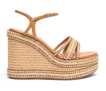 Limelight Wedges - Donna Zeppe E Slides Natur  And  Toffee