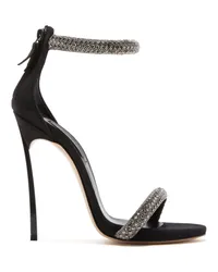 Casadei Blade Stratosphere - Donna Sandali Jet Ematite And Black Jet