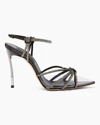 Casadei Blade C+c - Donna Décolleté E Slingback Ematite And Black Ematite