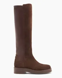 Casadei Charlie Stretch Suede Boots - Donna Stivali Cocoa Cocoa