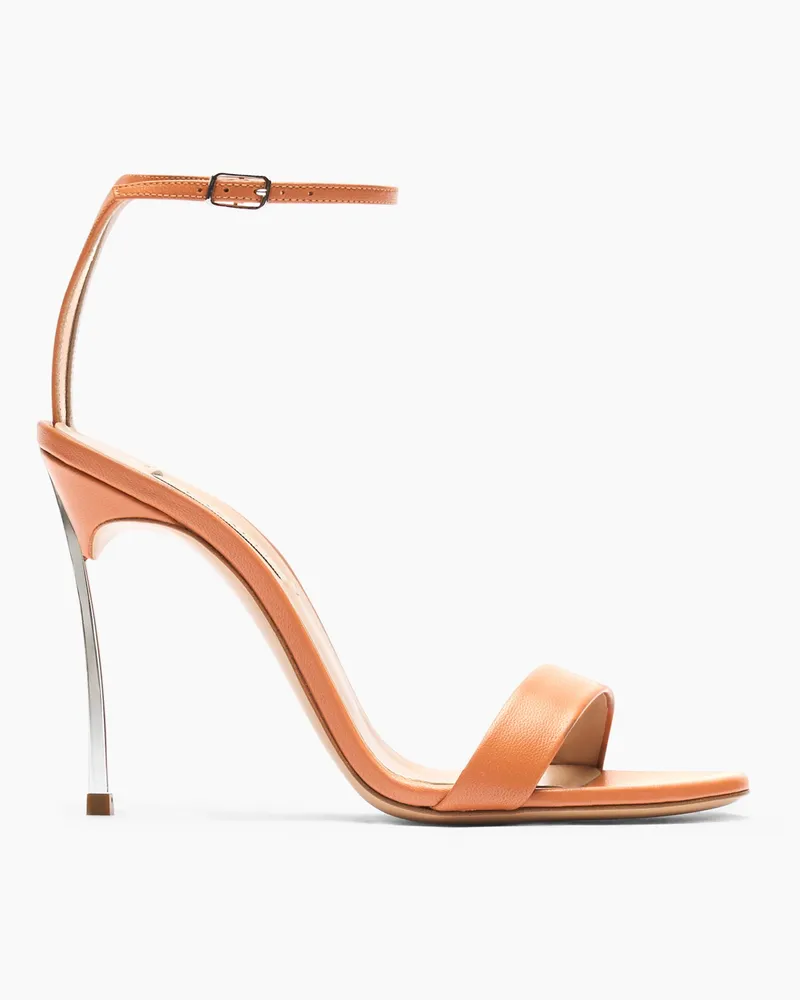 Casadei Marta Leather Sandals - Donna Sandali Caramel Caramel