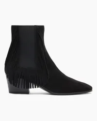 Casadei Beat Suede Ankle Boots - Donna Stivaletti Black Black