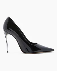 Casadei Superblade Patent Leather - Donna Décolleté E Slingback Black Black