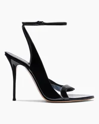 Casadei Scarlet Patent Leather, Pvc Sandals - Donna Sandali Black Black