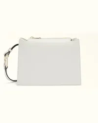 Furla Nuvola Borsa A Tracolla Marshmallow Bianco Pelle Di Vitello Granata Donna Bianco