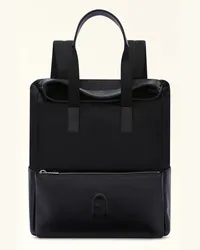 Furla Man Urban Zaino Nero Nero Nylon Uomo Nero