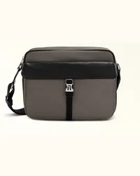 Furla Man Cosmo Borsa A Tracolla Moka Marrone Nylon Uomo Marrone