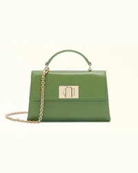 Furla 1927 Borsa Mini Ivy Verde Pelle Stampata Donna Verde