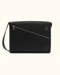 Furla Man Crono Borsa Messenger Nero Nero Pelle Di Vitello Granata Uomo Nero