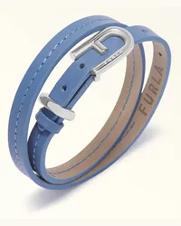 Furla Buckle Bracciale Orizzonte Blu Vitello + Metallo Donna Blu