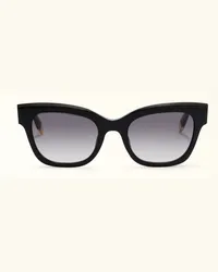 Furla Sunglasses Occhiali Da Sole Nero Nero Acetato Donna Nero