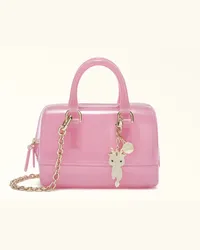 Furla Candy Borsa Mini Pink Rosa Pvc + Metallo Donna Rosa