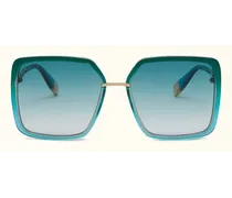 Sunglasses Sfu622 Occhiali Da Sole Jasper Verde Metallo + Metallo Donna