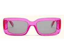 Sunglasses Sfu630 Occhiali Da Sole Hot Pink Rosa Acetato Donna