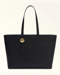 Furla Sfera Borsa Shopping Nero Nero Pelle Di Vitello Granata Donna Nero