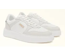 sport Sneakers Marshmallow Bianco Vitello + Vitello Sintetico Donna