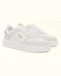 Furla sport Sneakers Marshmallow Bianco Vitello + Vitello Sintetico Donna Bianco