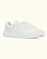 Furla sport Sneakers Talco H Bianco Vitello + Vitello Sintetico Donna Bianco