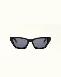 Furla Sunglasses Occhiali Da Sole Nero Nero Acetato Donna Nero