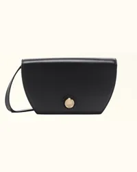 Furla Sfera Borsa A Tracolla Nero Nero Pelle Di Vitello Morbida Donna Nero