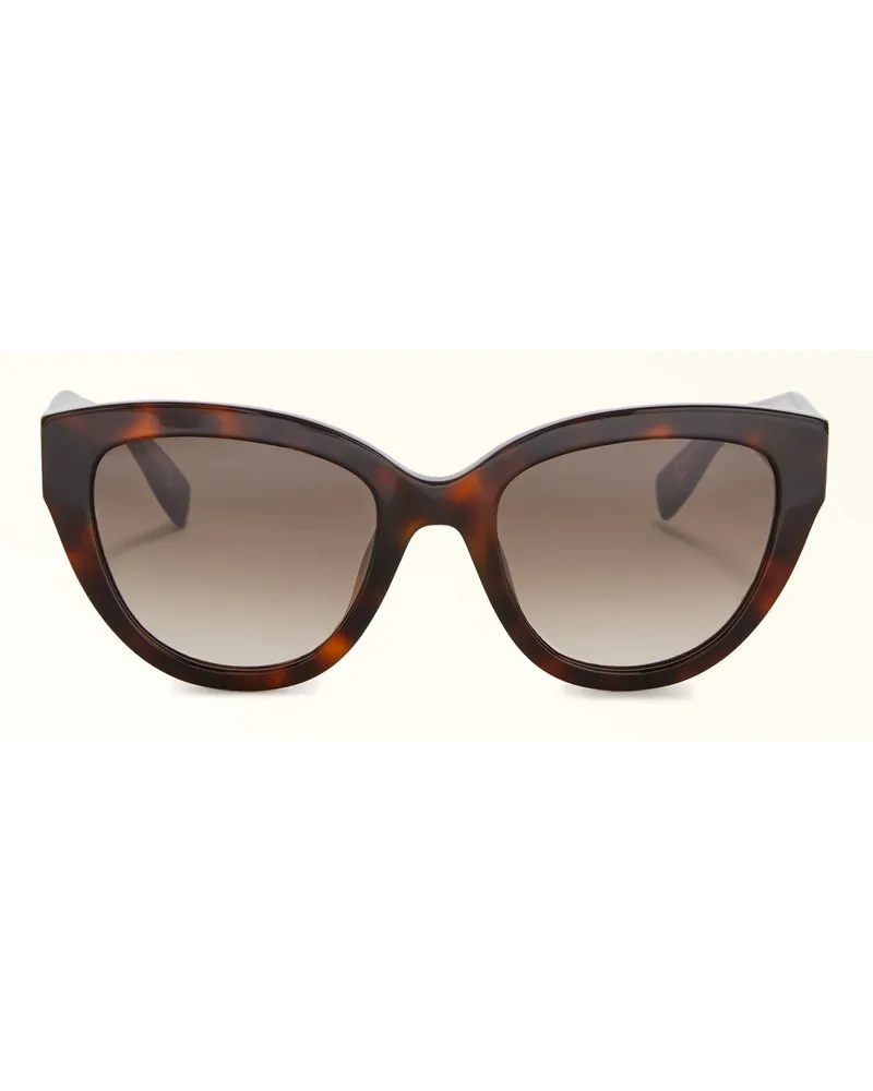 Furla Sunglasses Occhiali Da Sole Havana Marrone Acetato Donna Marrone