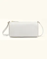 Furla Dalia Borsa Mini Marshmallow Bianco Nappa Di Pelle Di Vitello Di Lusso Imbottita Dattero Donna Bianco