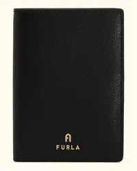 Furla Camelia Custodia Passaporto Nero Nero Pelle Stampata Donna Nero