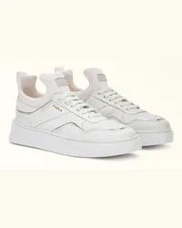 Furla sport Sneakers Marshmallow Bianco Tessuto Scuba + Vitello + Cordoncino Donna Bianco