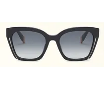 Sunglasses Occhiali Da Sole Nero Nero Acetato Donna