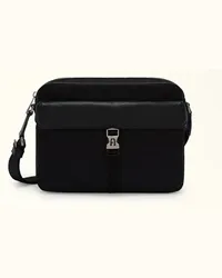 Furla Man Cosmo Borsa A Tracolla Nero Nero Nylon Uomo Nero