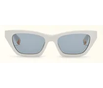 Sunglasses Occhiali Da Sole Marshmallow Bianco Acetato Donna